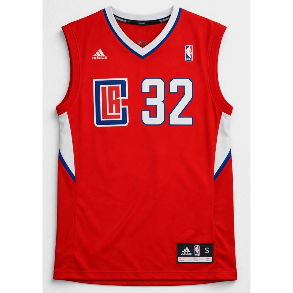 Blake Griffin Clippers Adidas #32 NBA Red Swingman Basketball Jersey Men's Small